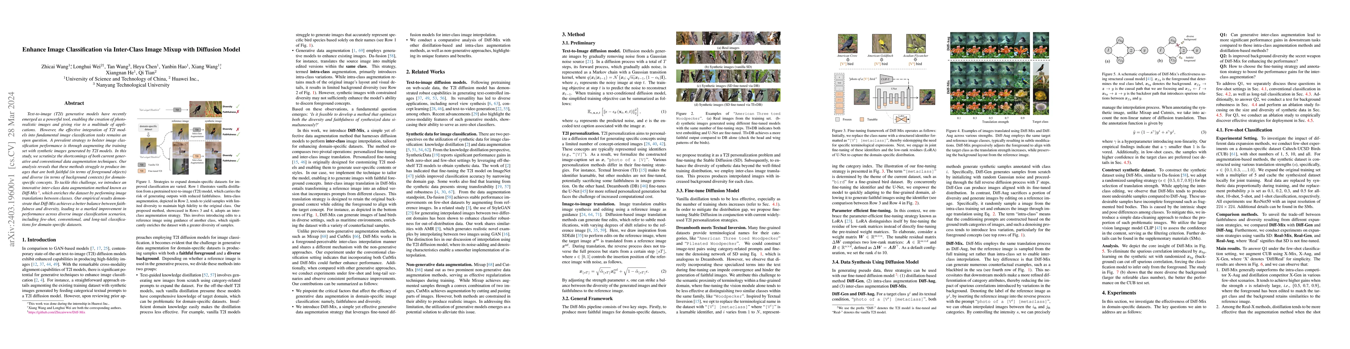 Thumbnail for Enhance Image Classification via Inter-Class Image Mixup with Diffusion
  Model