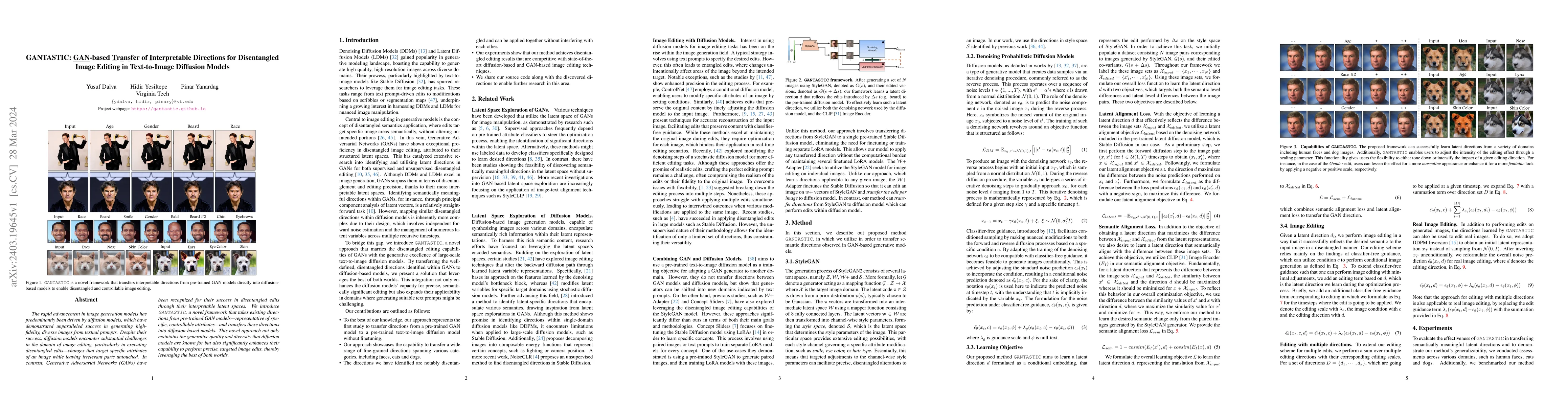 Thumbnail for GANTASTIC: GAN-based Transfer of Interpretable Directions for
  Disentangled Image Editing in Text-to-Image Diffusion Models