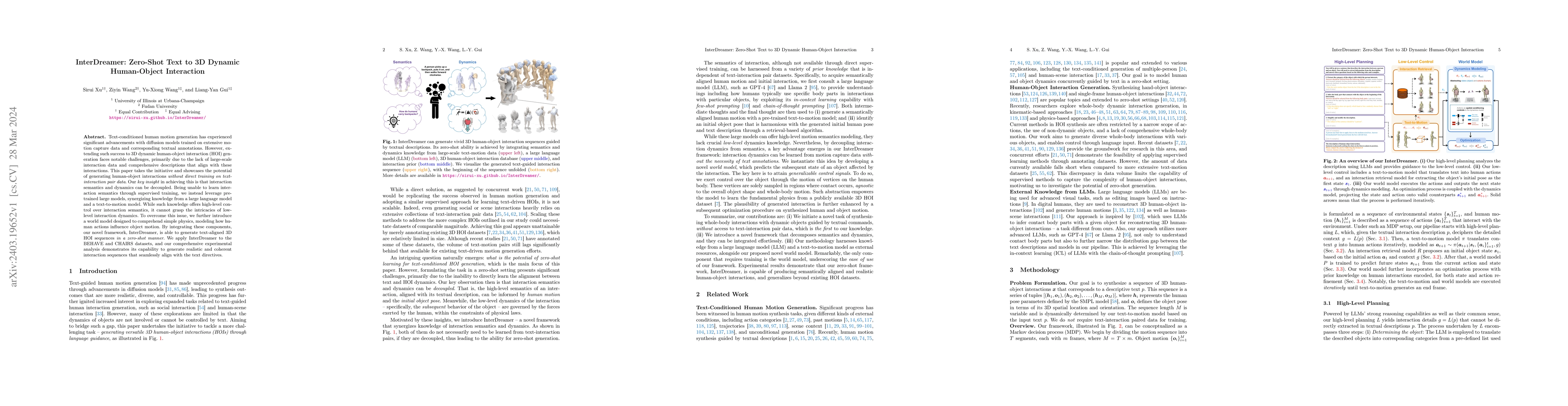 Thumbnail for InterDreamer: Zero-Shot Text to 3D Dynamic Human-Object Interaction