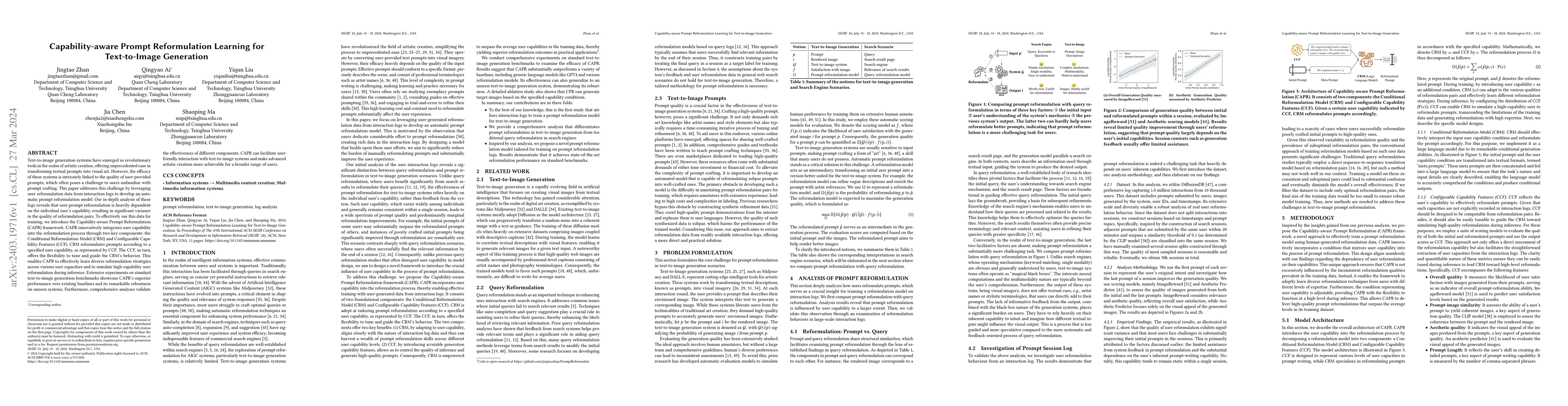 Thumbnail for Capability-aware Prompt Reformulation Learning for Text-to-Image
  Generation