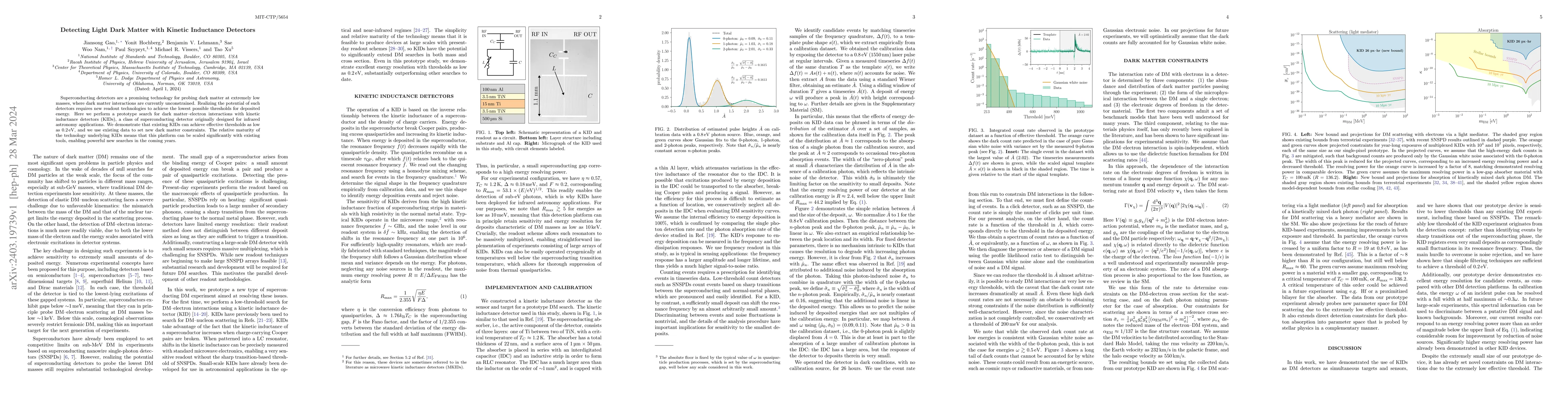 Thumbnail for Detecting Light Dark Matter with Kinetic Inductance Detectors