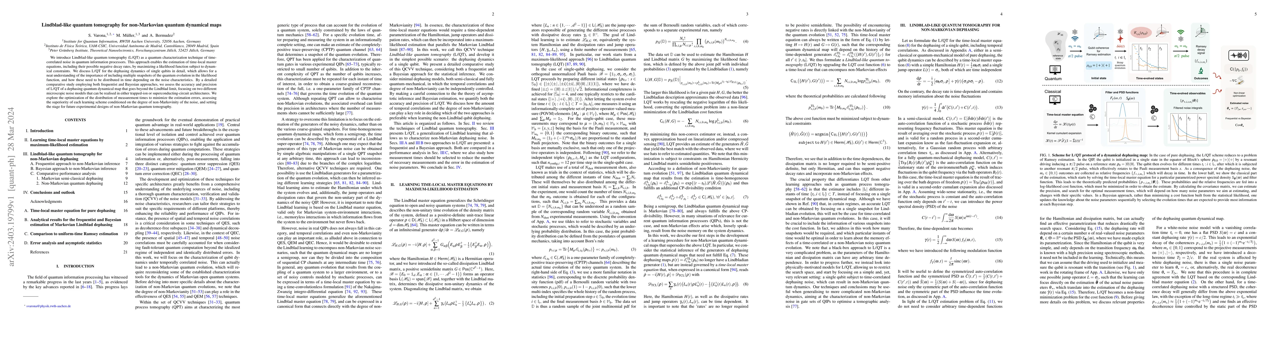 Thumbnail for Lindblad-like quantum tomography for non-Markovian quantum dynamical
  maps