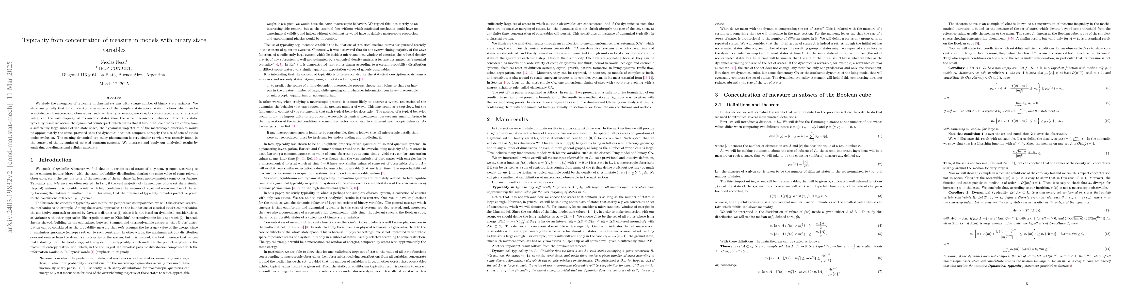 Thumbnail for Dynamical typicality in elementary cellular automata