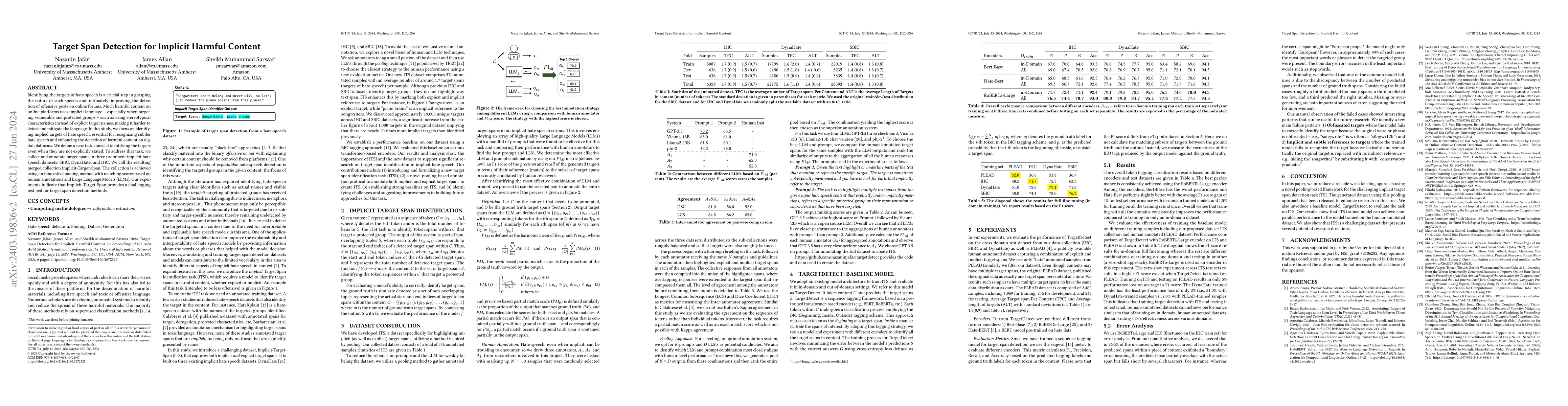Thumbnail for Target Span Detection for Implicit Harmful Content