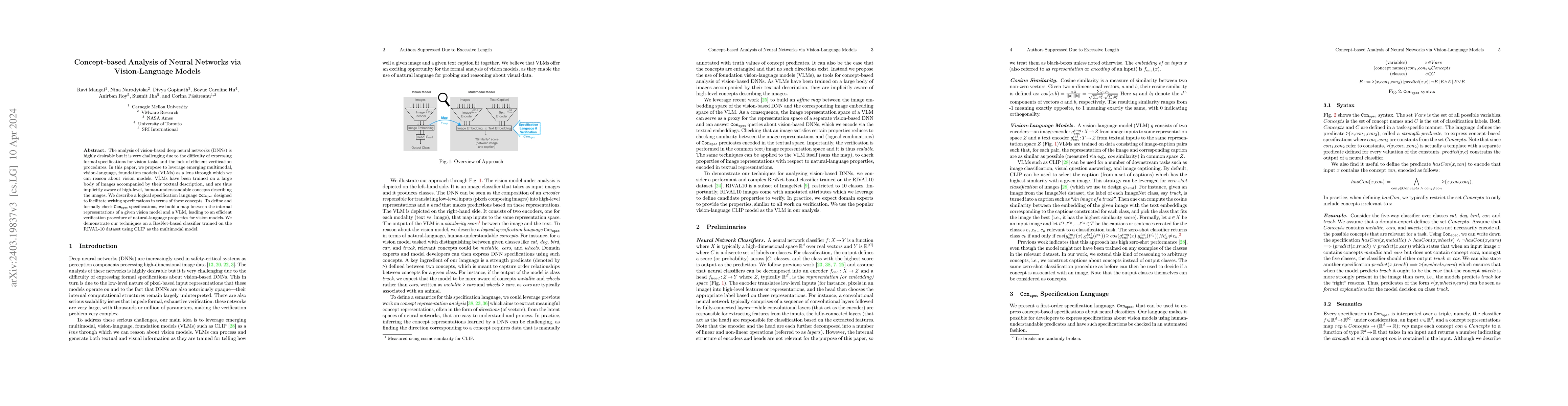 Thumbnail for Concept-based Analysis of Neural Networks via Vision-Language Models
