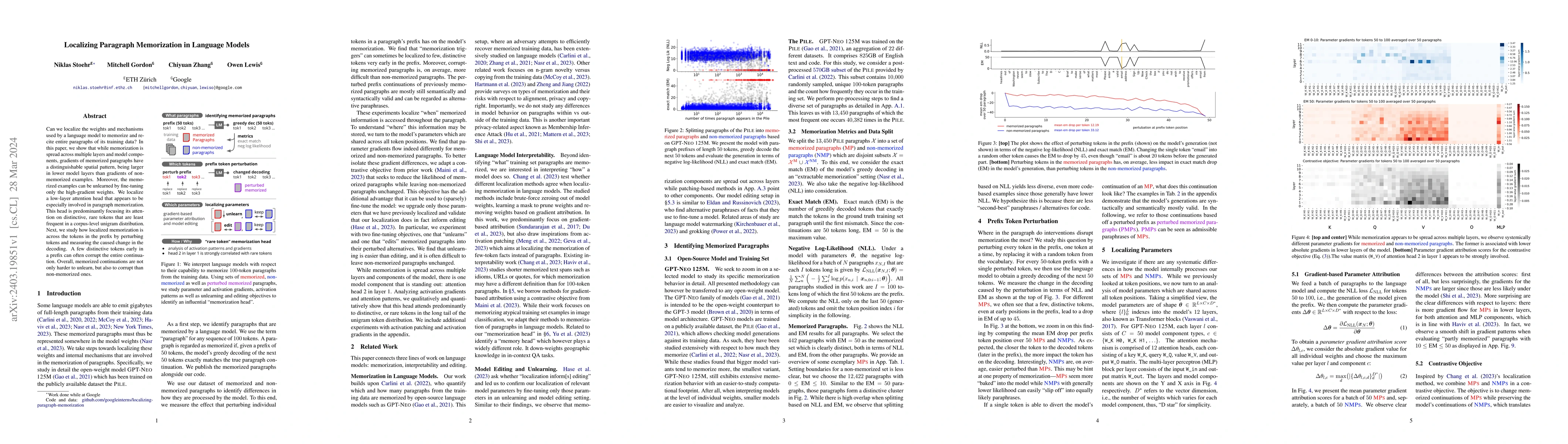 Thumbnail for Localizing Paragraph Memorization in Language Models