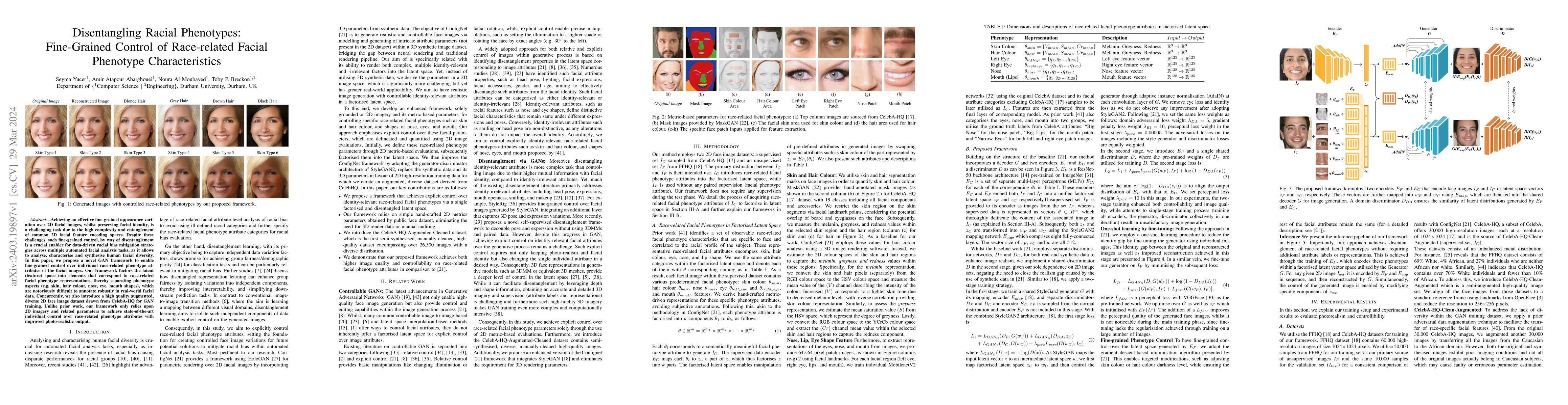 Thumbnail for Disentangling Racial Phenotypes: Fine-Grained Control of Race-related
  Facial Phenotype Characteristics