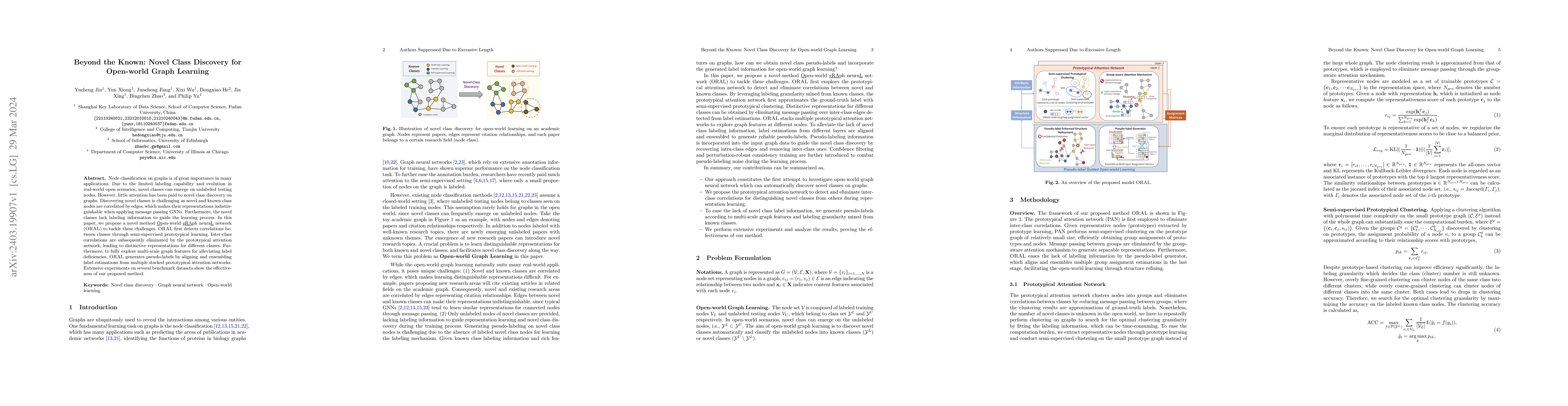 Thumbnail for Beyond the Known: Novel Class Discovery for Open-world Graph Learning