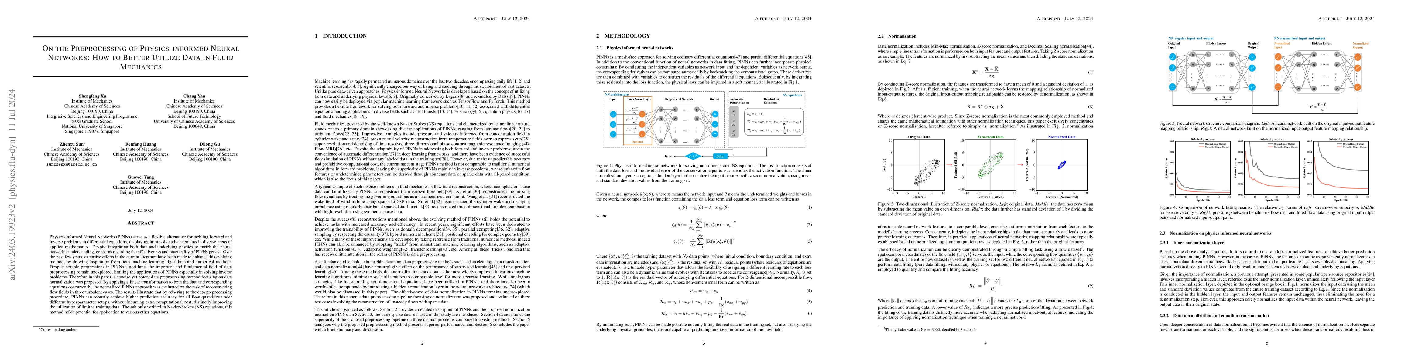 Thumbnail for On the Preprocessing of Physics-informed Neural Networks: How to Better
  Utilize Data in Fluid Mechanics