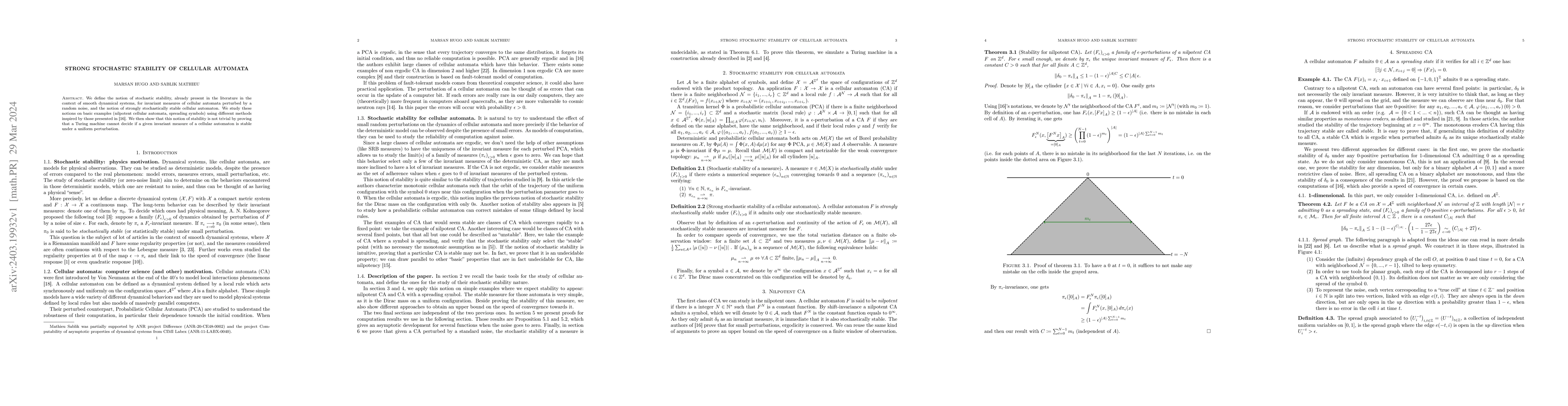 Thumbnail for Strong stochastic stability of cellular automata