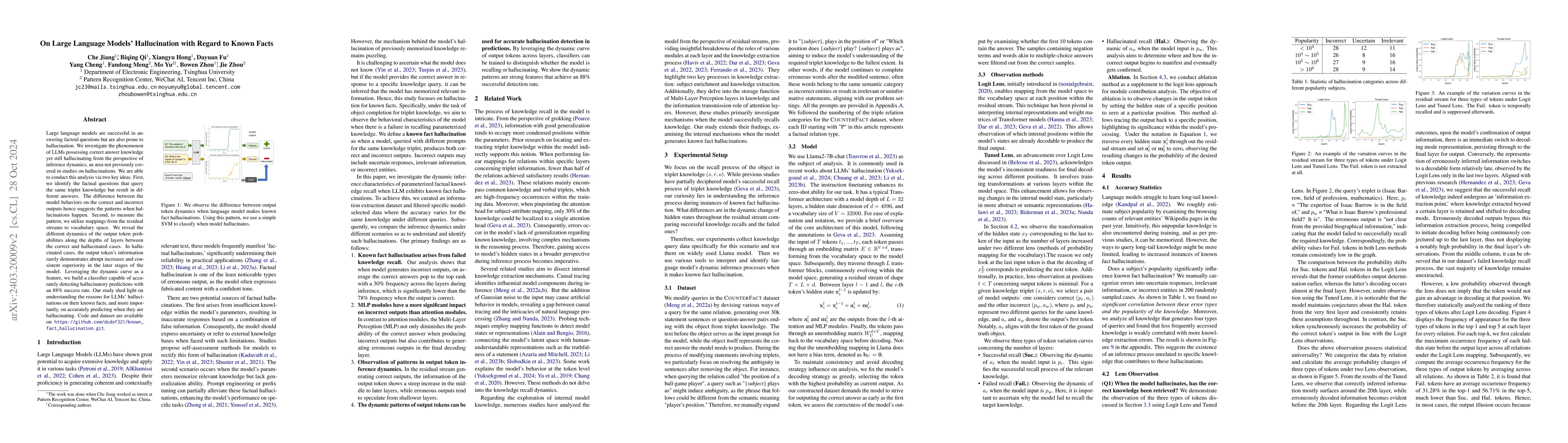 Thumbnail for On Large Language Models' Hallucination with Regard to Known Facts