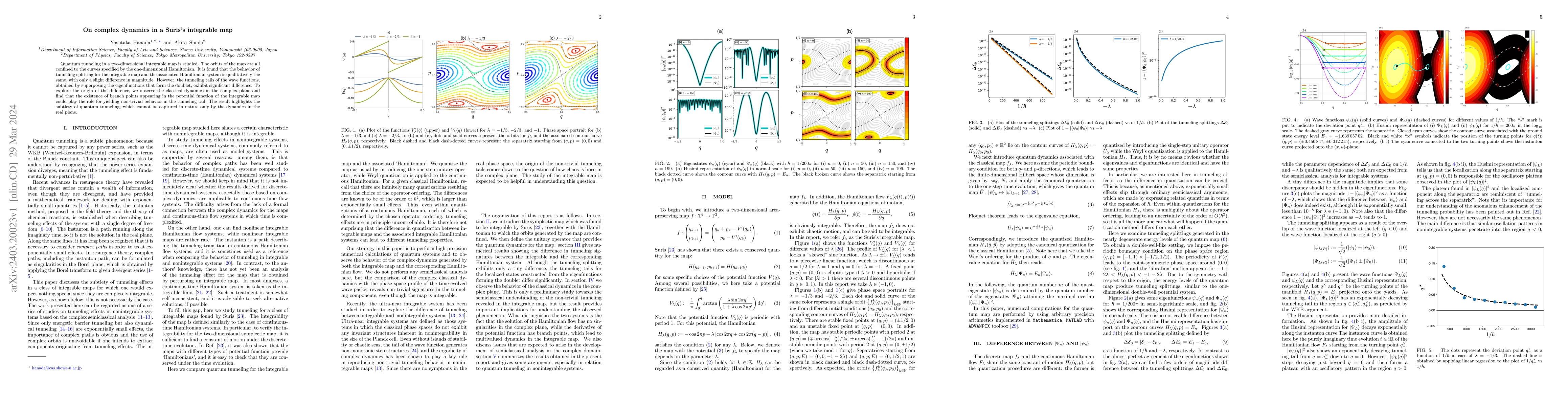 Thumbnail for On complex dynamics in a Suris's integrable map