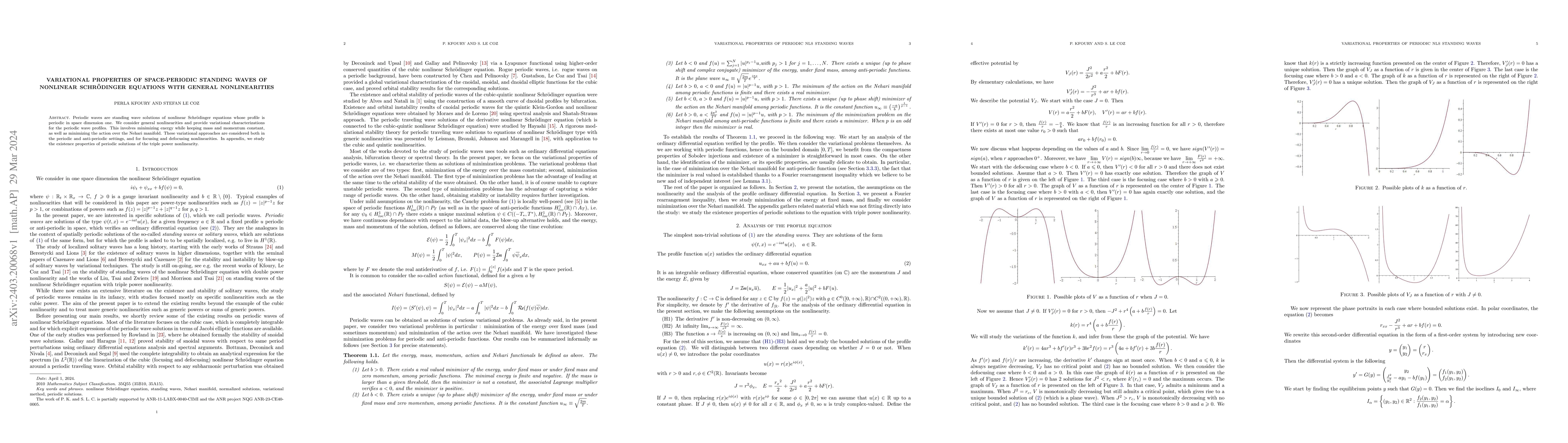 Thumbnail for Variational properties of space-periodic standing waves of nonlinear
  Schr{\"o}dinger equations with general nonlinearities