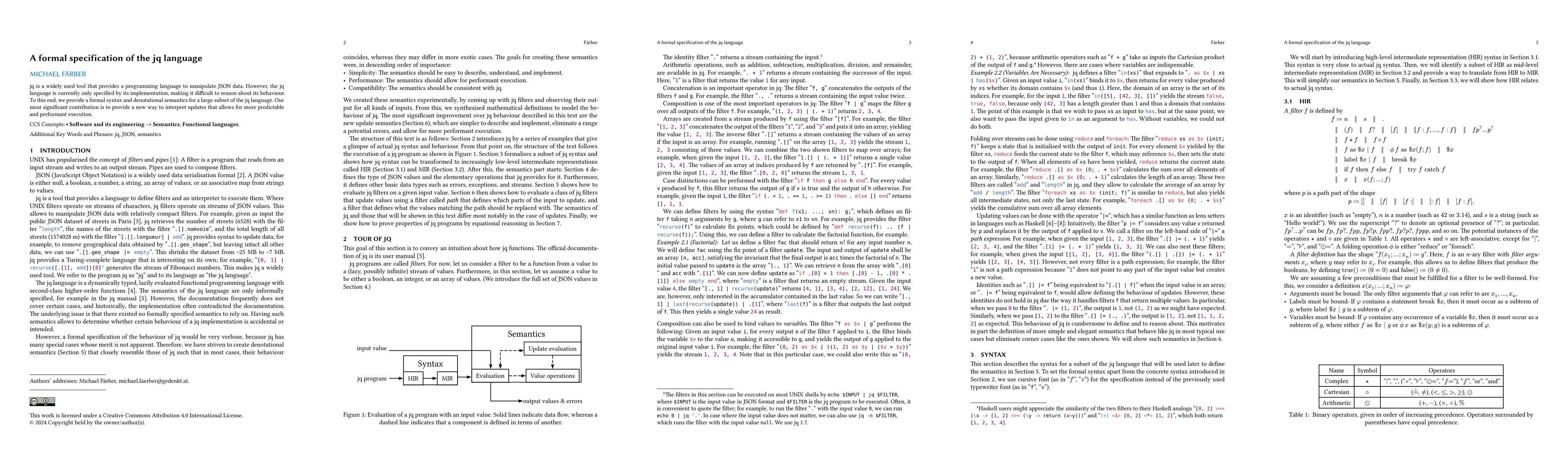 Thumbnail for A formal specification of the jq language