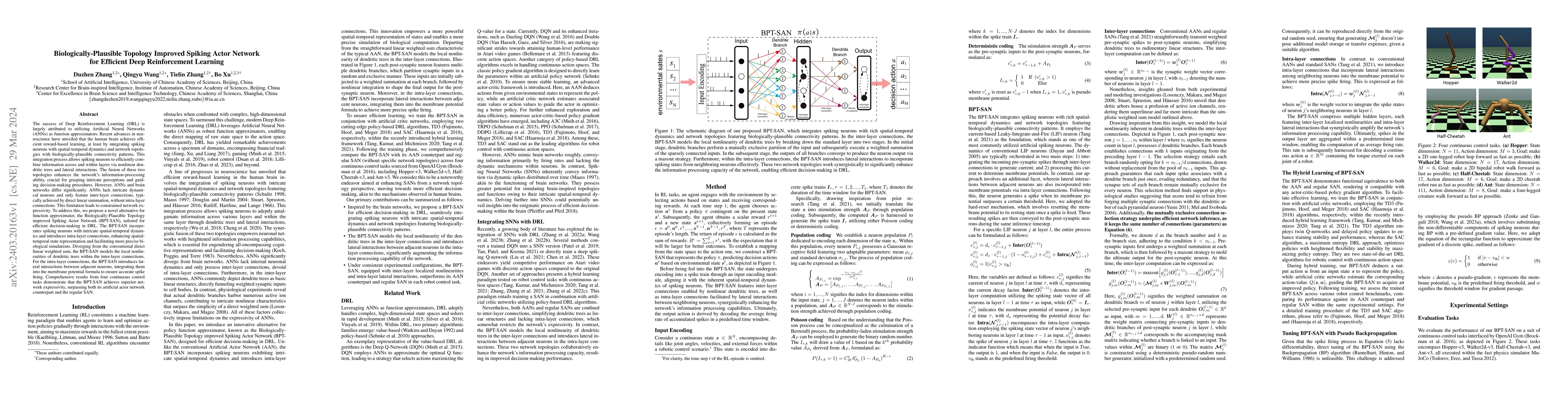 Thumbnail for Biologically-Plausible Topology Improved Spiking Actor Network for
  Efficient Deep Reinforcement Learning