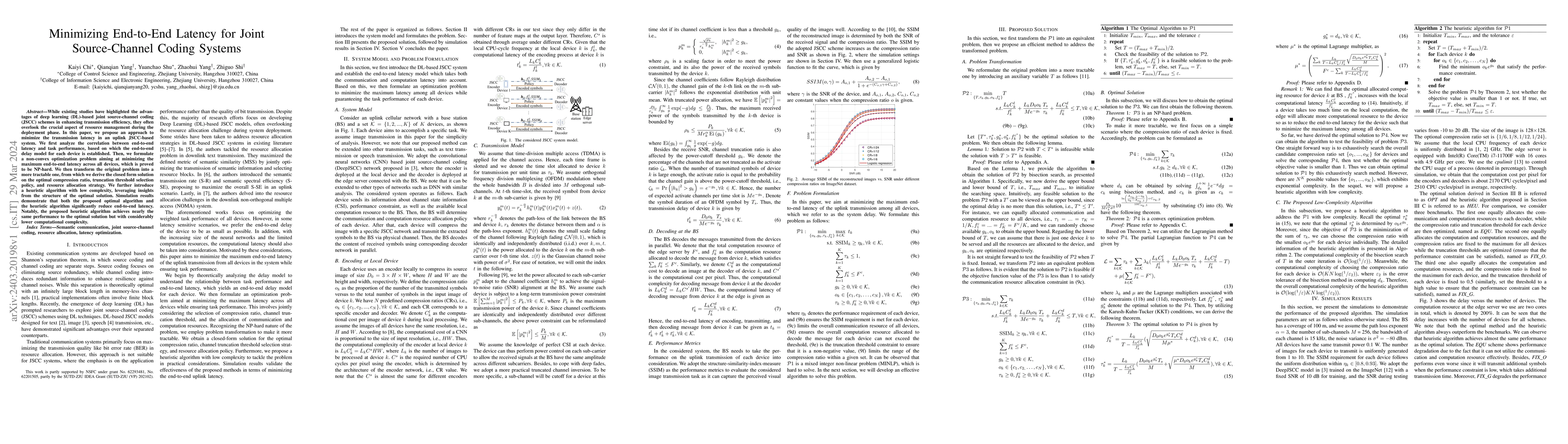 Thumbnail for Minimizing End-to-End Latency for Joint Source-Channel Coding Systems