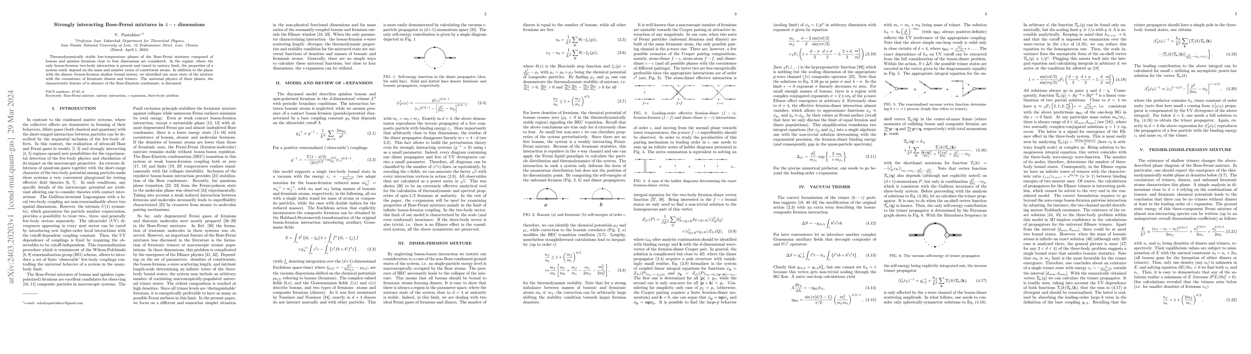 Thumbnail for Strongly interacting Bose-Fermi mixtures in $4-\epsilon$ dimensions
