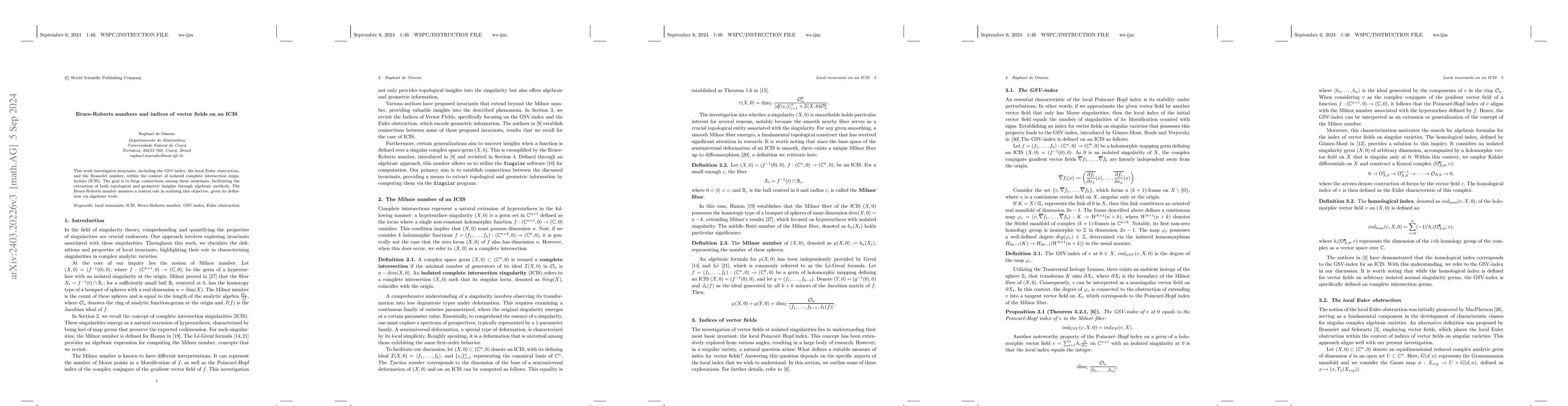 Thumbnail for Local Invariants on an ICIS
