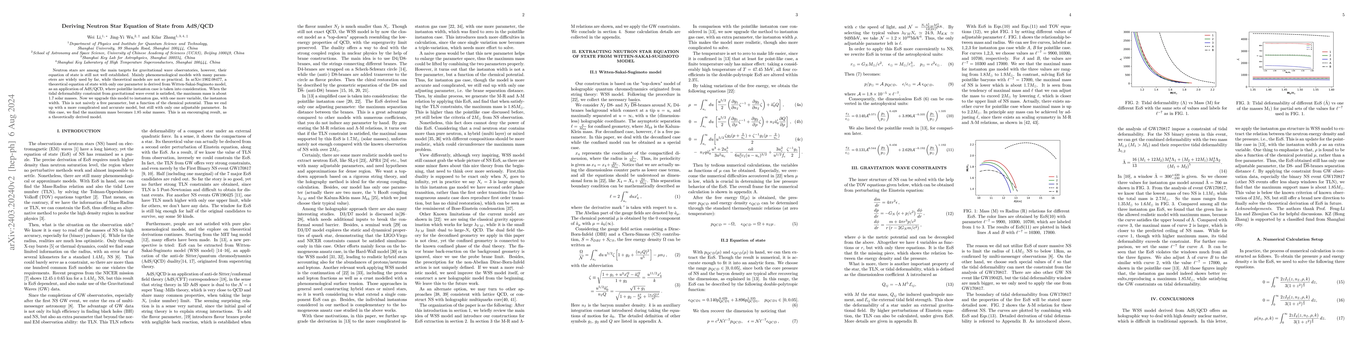 Thumbnail for Deriving Neutron Star Equation of State from AdS/QCD