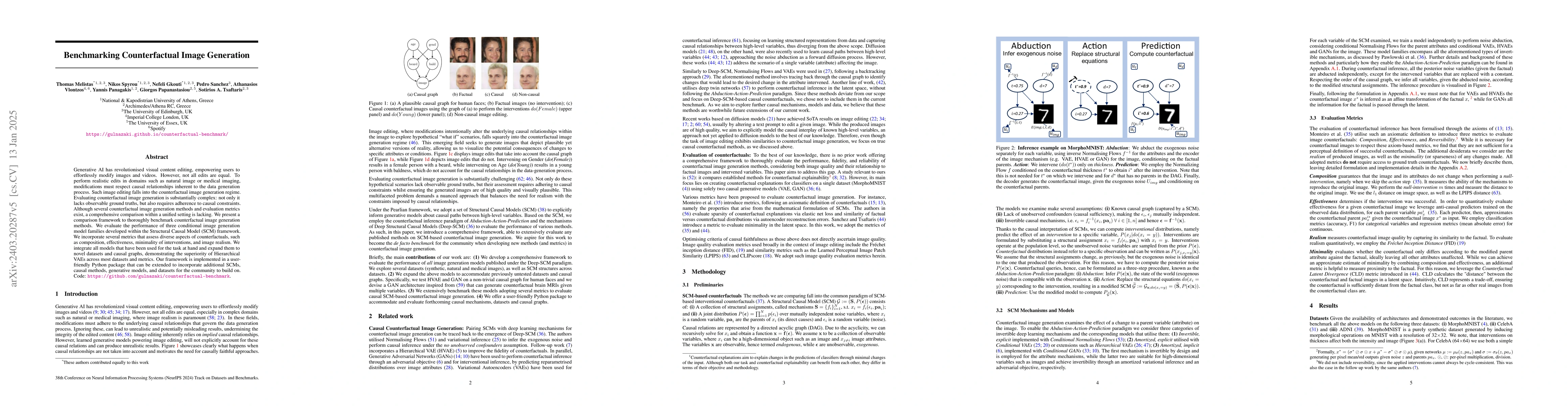 Thumbnail for Benchmarking Counterfactual Image Generation