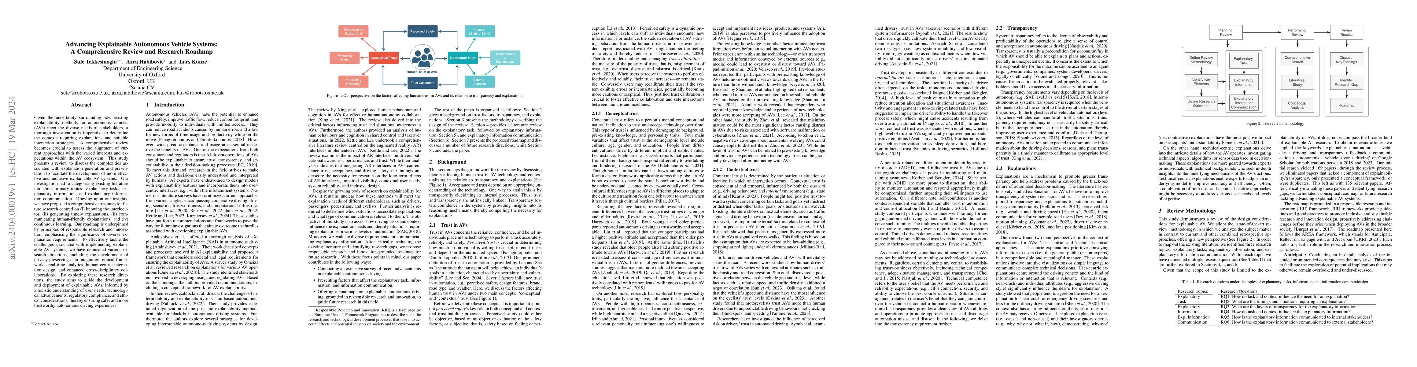 Thumbnail for Advancing Explainable Autonomous Vehicle Systems: A Comprehensive Review
  and Research Roadmap