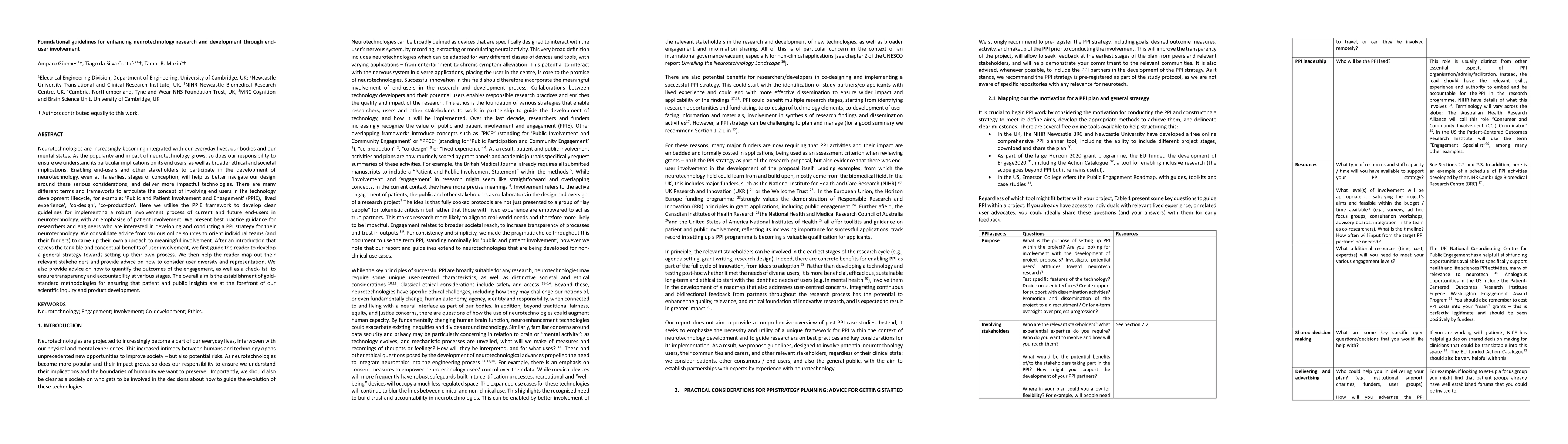 Thumbnail for Guidelines for Public and Patient Involvement in Neurotechnology in the
  United Kingdom