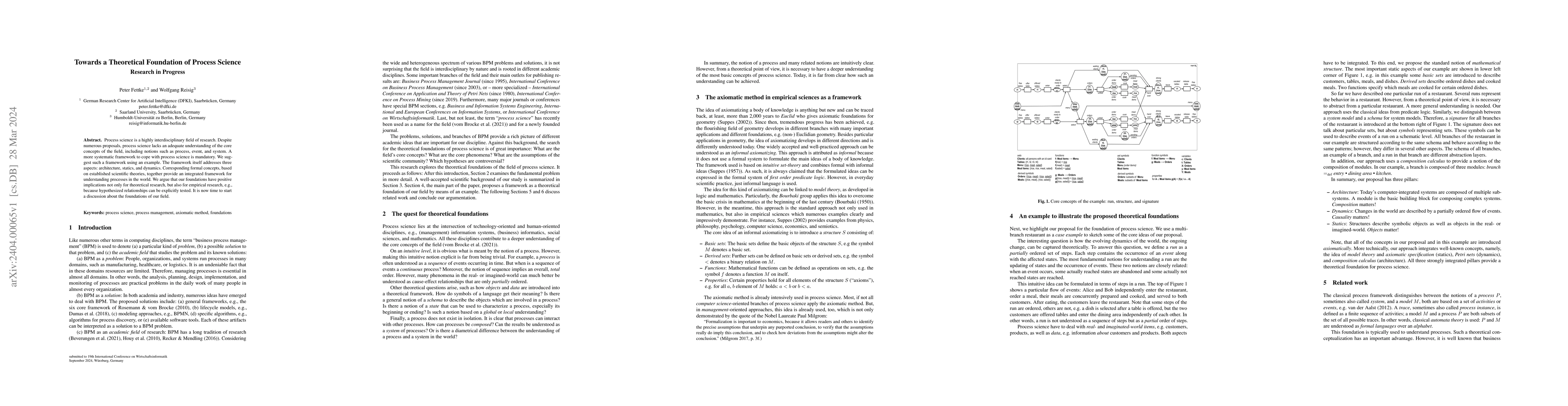 Thumbnail for Towards a Theoretical Foundation of Process Science