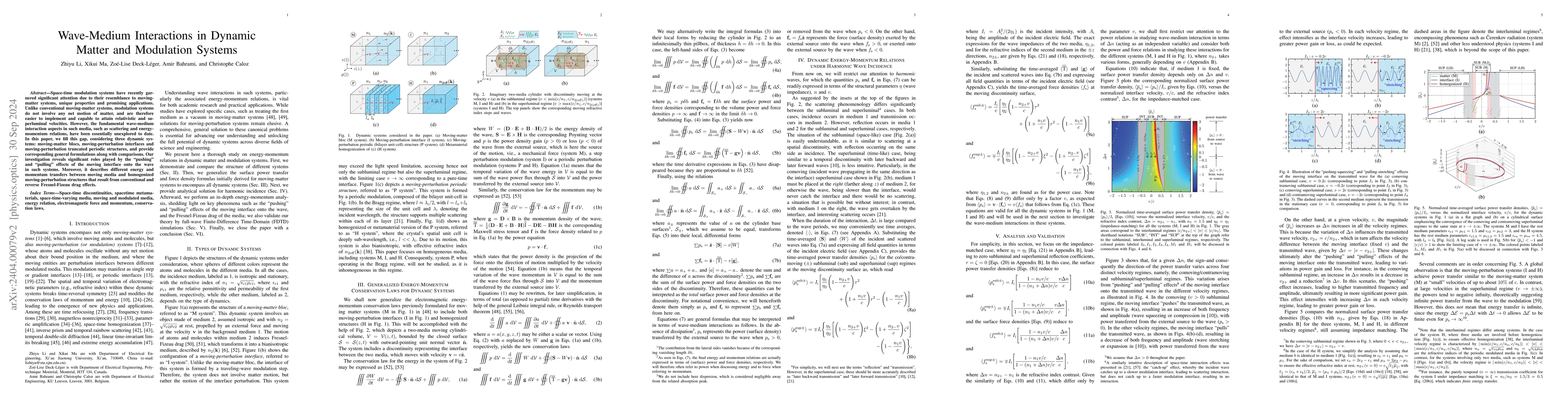 Thumbnail for Wave-Medium Interactions in Dynamic Matter and Modulation Systems