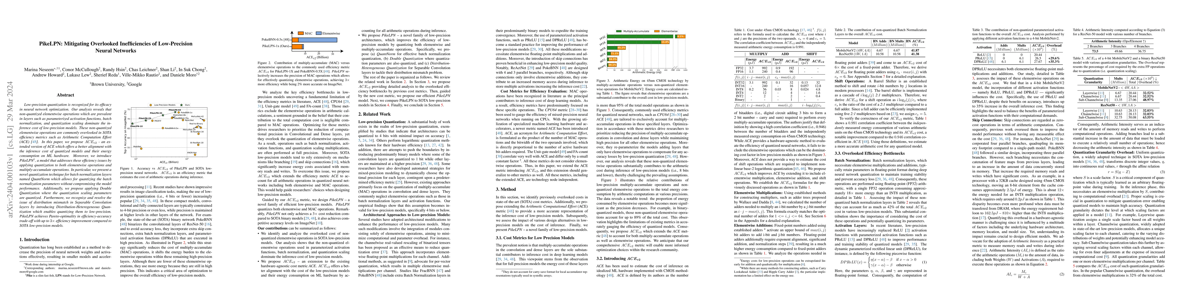 Thumbnail for PikeLPN: Mitigating Overlooked Inefficiencies of Low-Precision Neural
  Networks