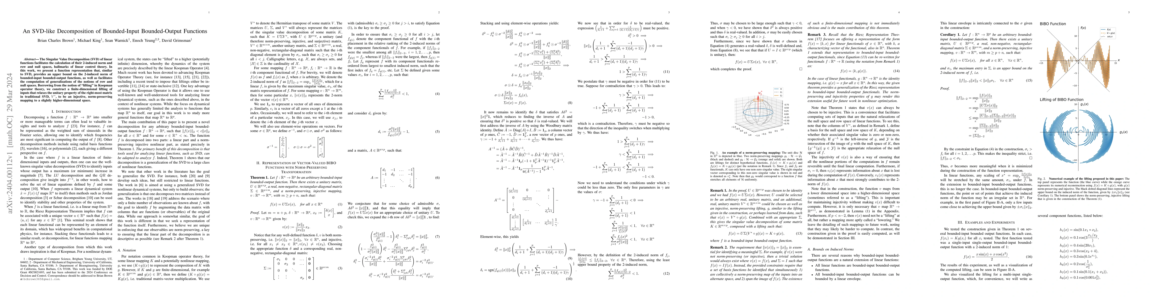 Thumbnail for An SVD-like Decomposition of Bounded-Input Bounded-Output Functions