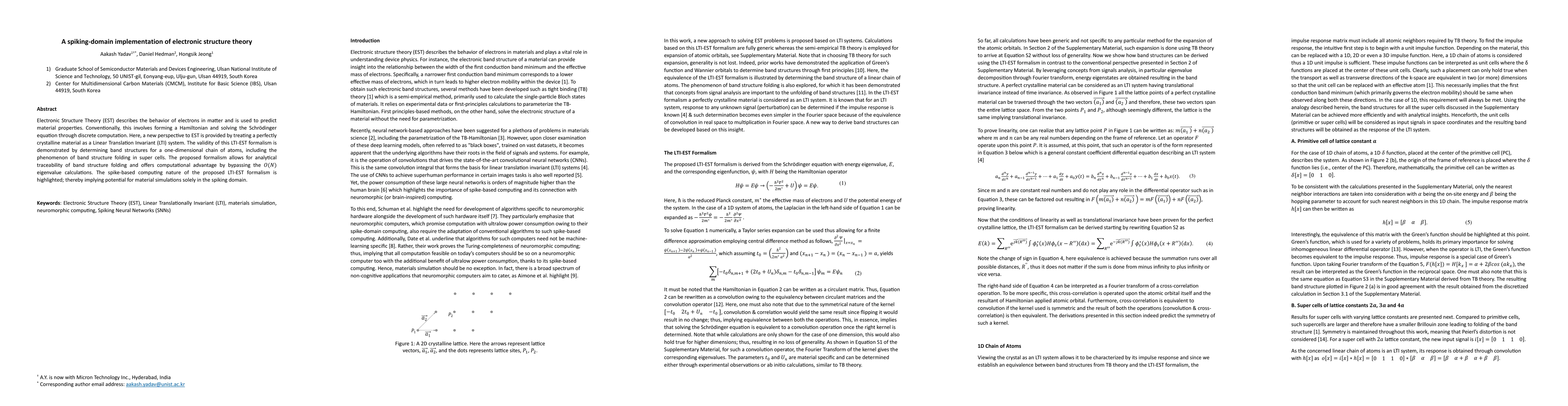 Thumbnail for A spiking-domain implementation of electronic structure theory