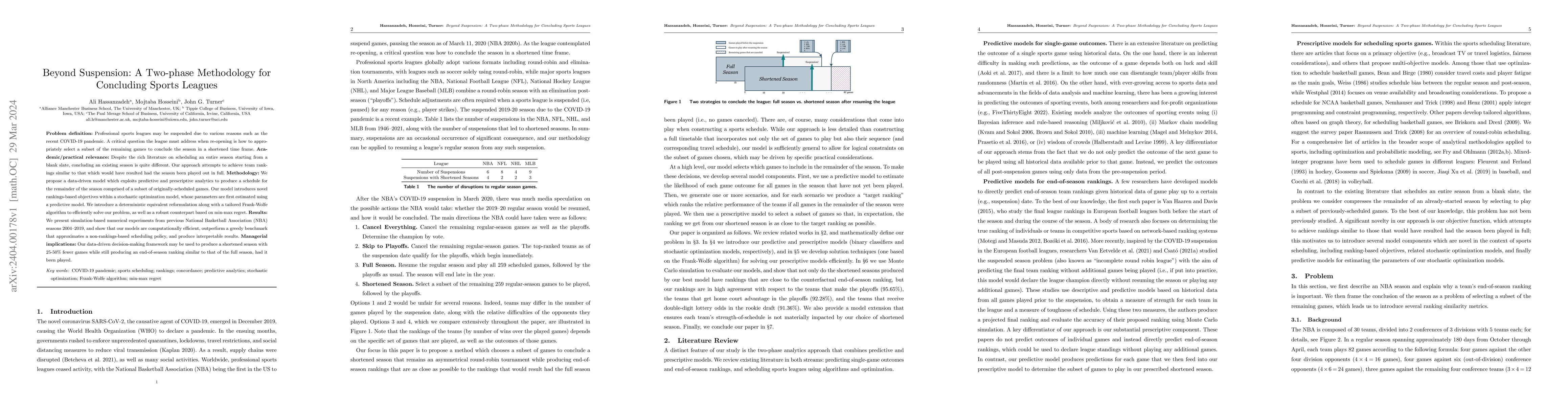 Thumbnail for Beyond Suspension: A Two-phase Methodology for Concluding Sports Leagues