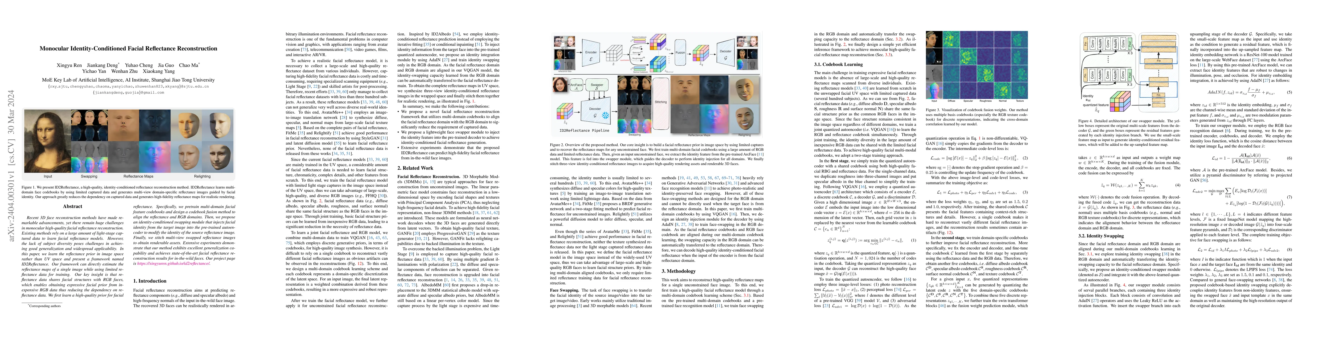 Thumbnail for Monocular Identity-Conditioned Facial Reflectance Reconstruction