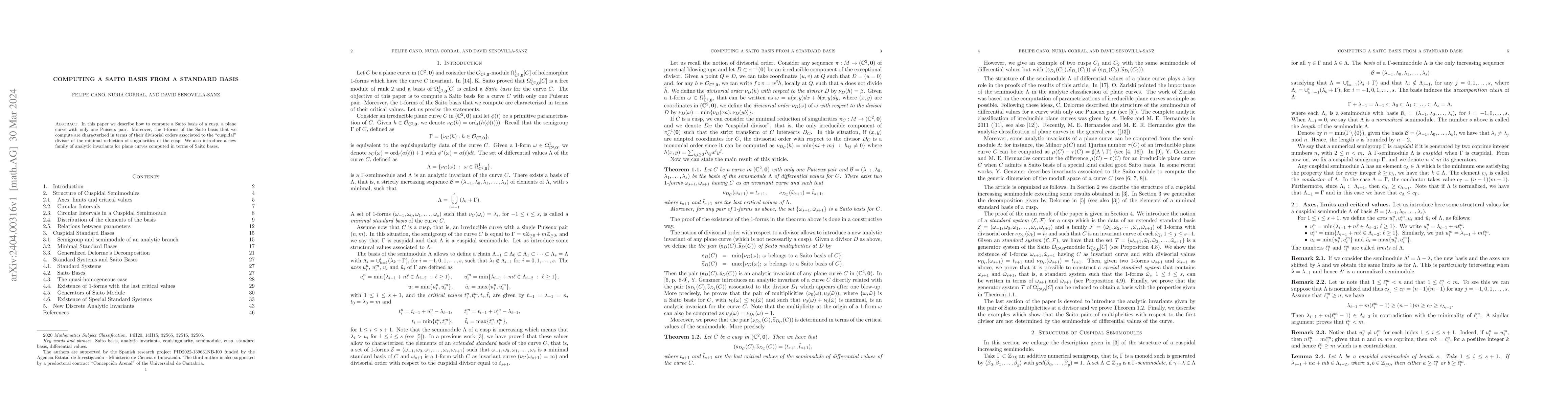 Thumbnail for Computing a Saito basis from a standard basis