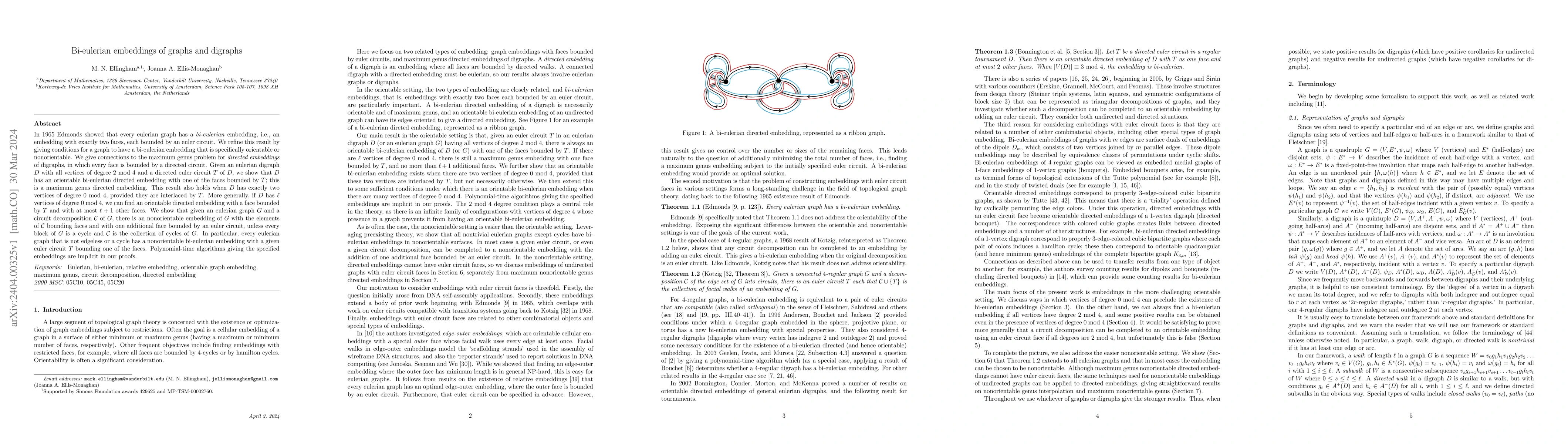 Thumbnail for Bi-eulerian embeddings of graphs and digraphs