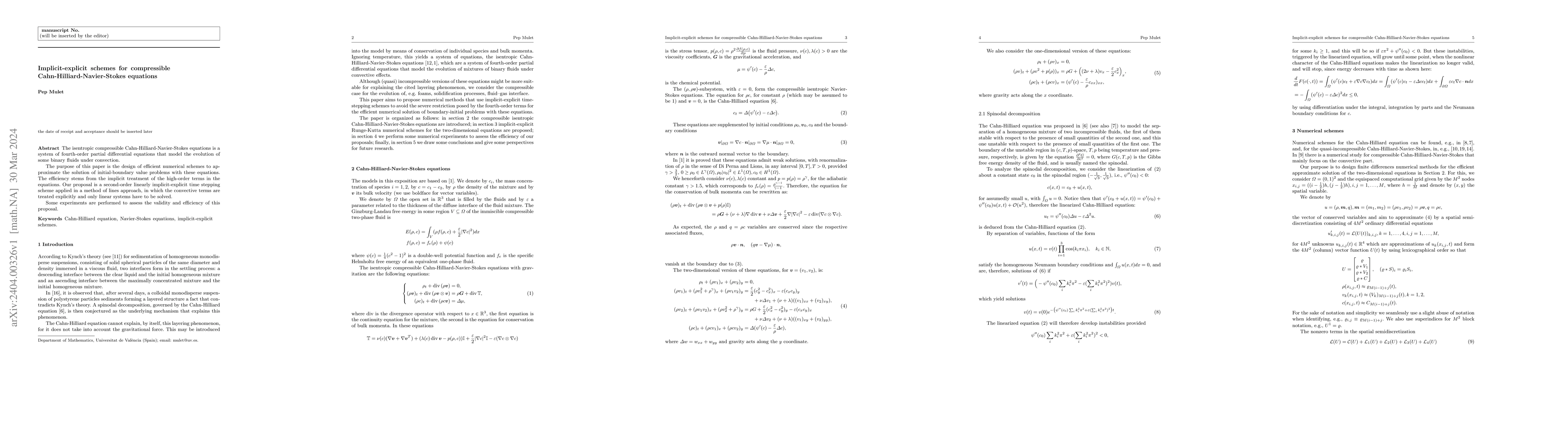 Thumbnail for Implicit-explicit schemes for compressible Cahn-Hilliard-Navier-Stokes
  equations