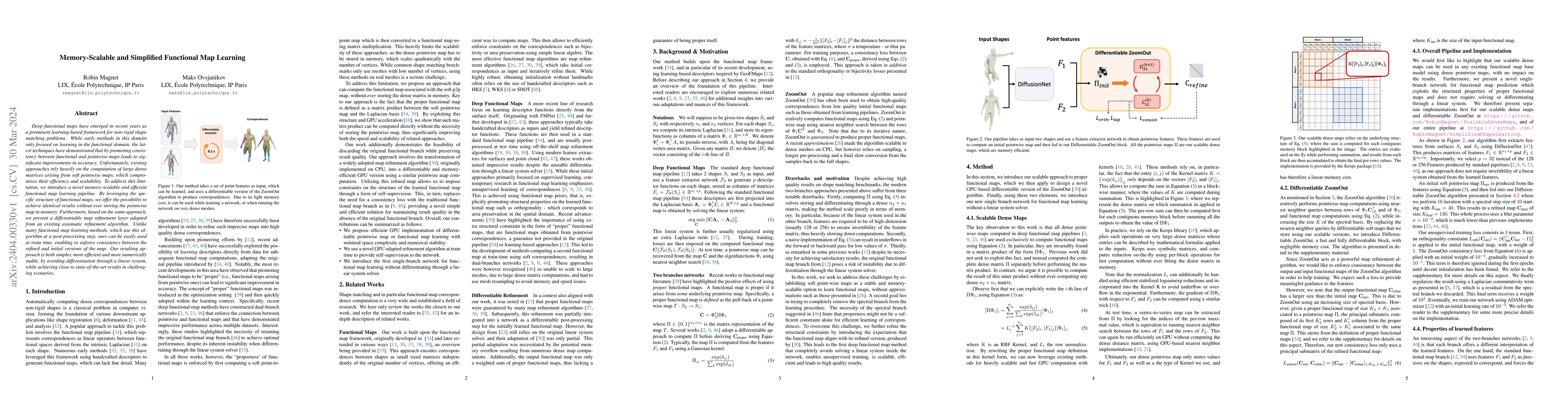 Thumbnail for Memory-Scalable and Simplified Functional Map Learning