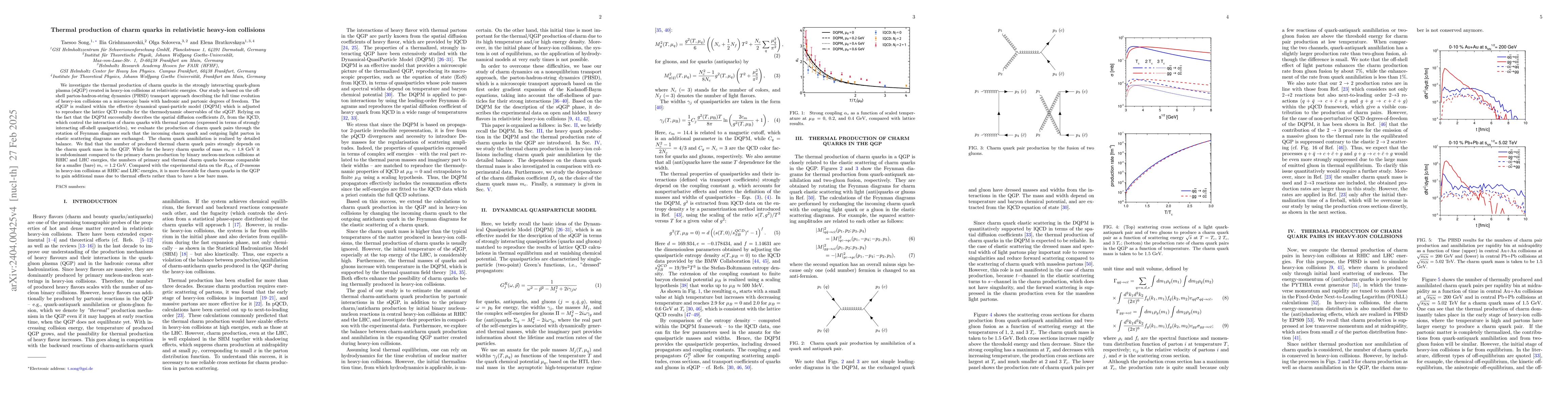Thumbnail for Thermal production of charm quarks in relativistic heavy-ion collisions