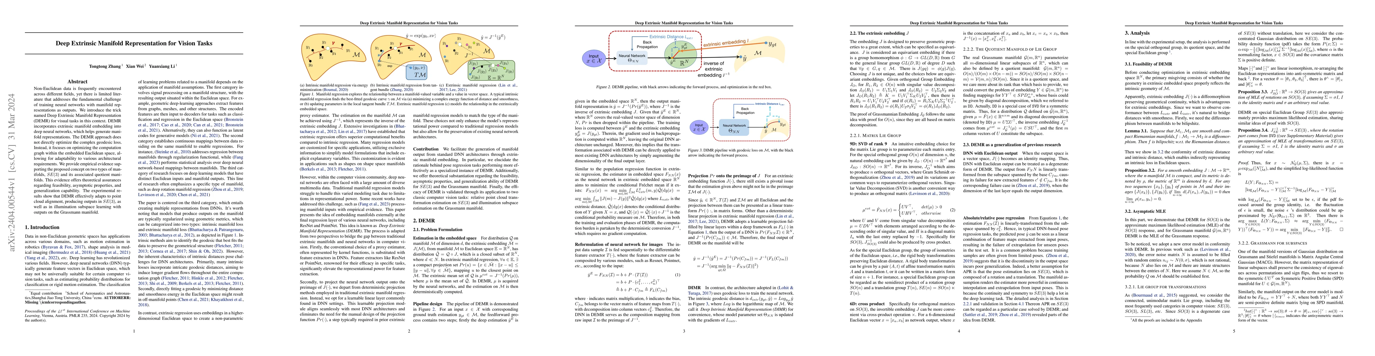 Thumbnail for Deep Extrinsic Manifold Representation for Vision Tasks