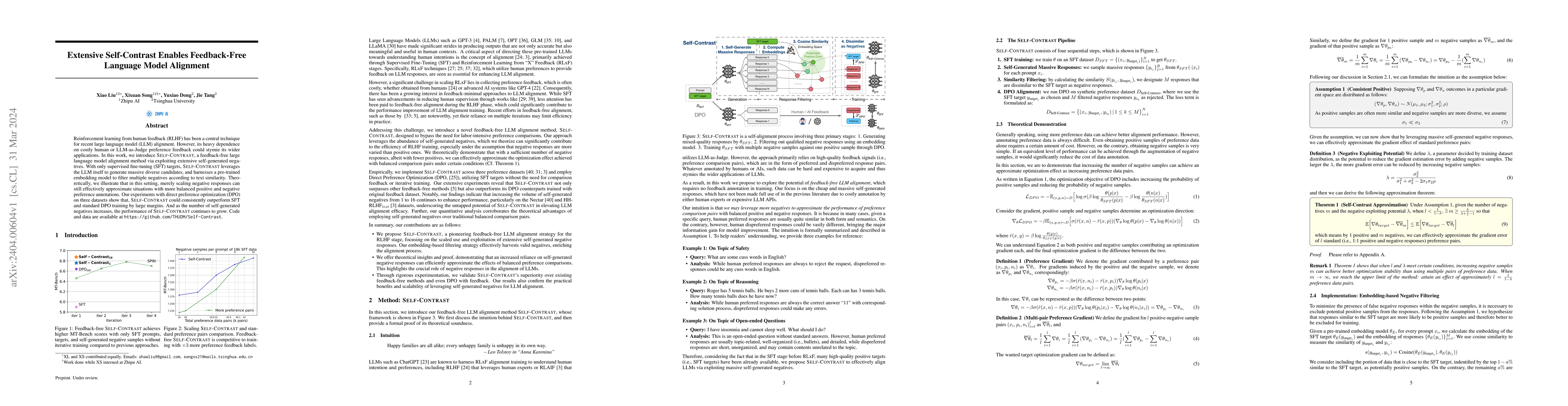 Thumbnail for Extensive Self-Contrast Enables Feedback-Free Language Model Alignment
