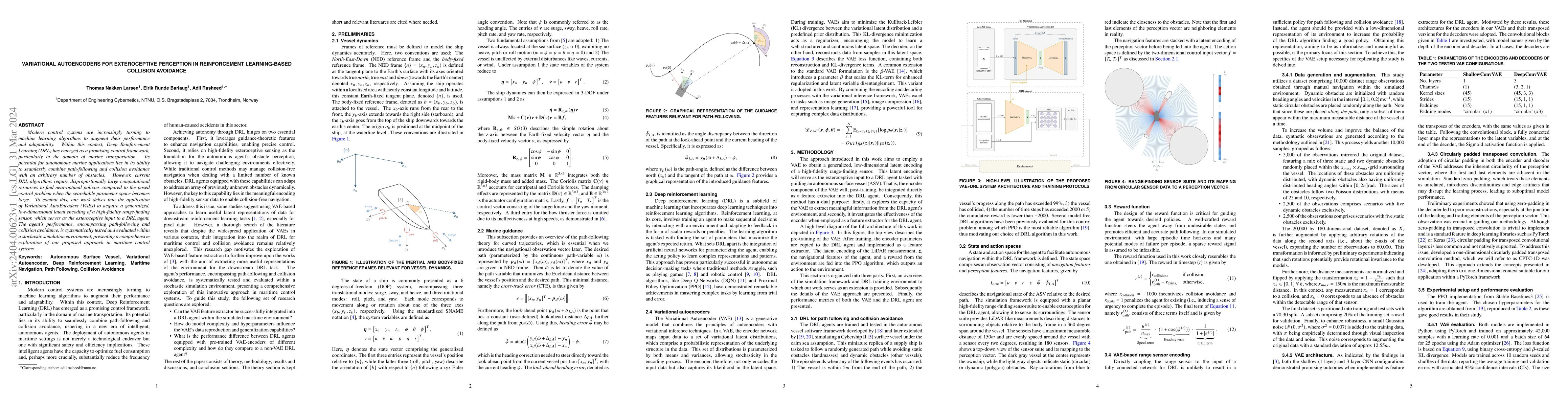 Thumbnail for Variational Autoencoders for exteroceptive perception in reinforcement
  learning-based collision avoidance