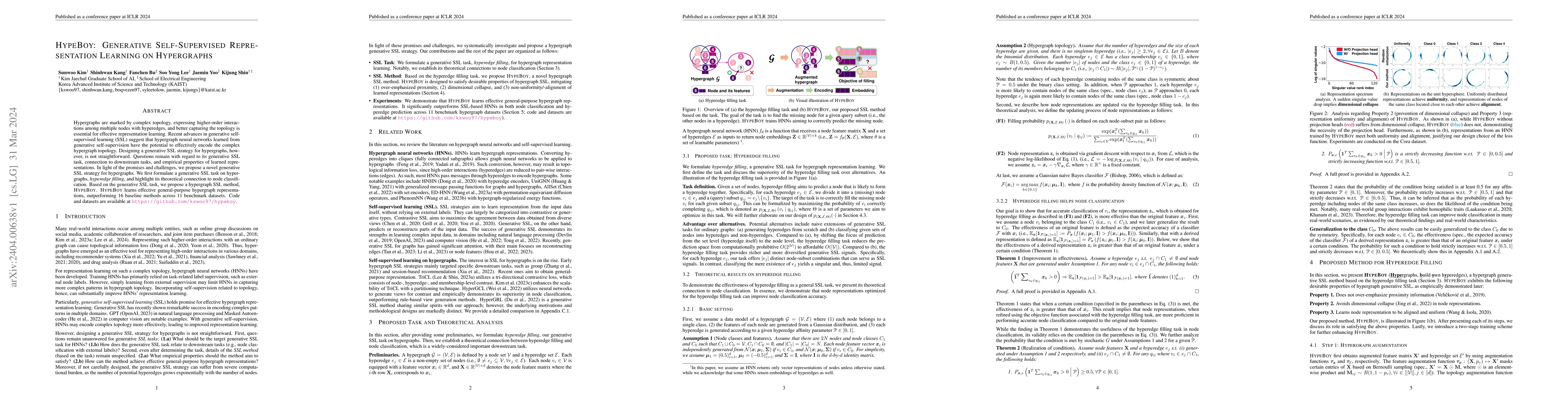 Thumbnail for HypeBoy: Generative Self-Supervised Representation Learning on
  Hypergraphs