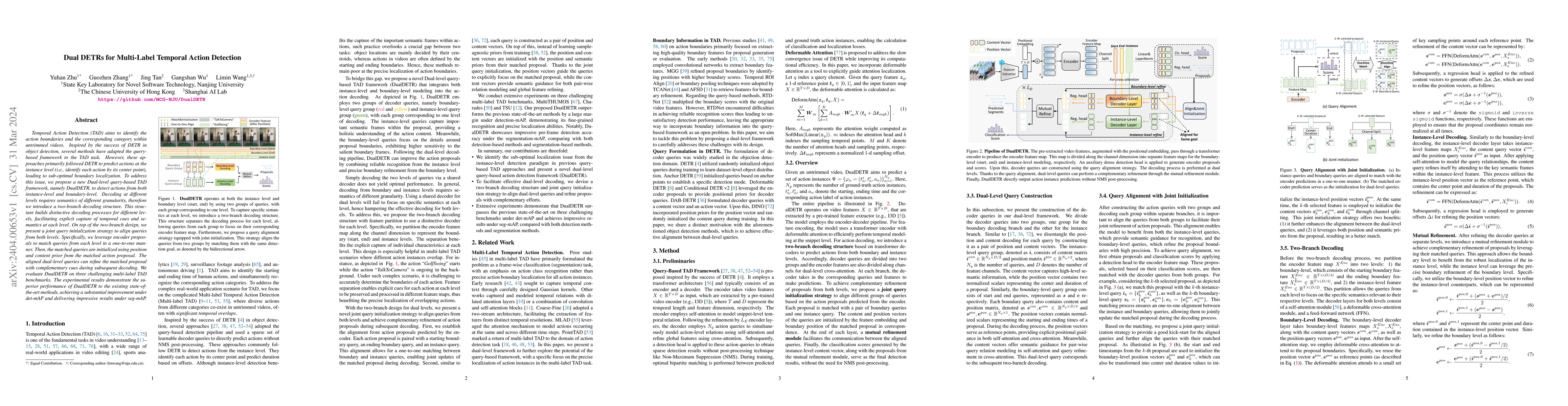 Thumbnail for Dual DETRs for Multi-Label Temporal Action Detection