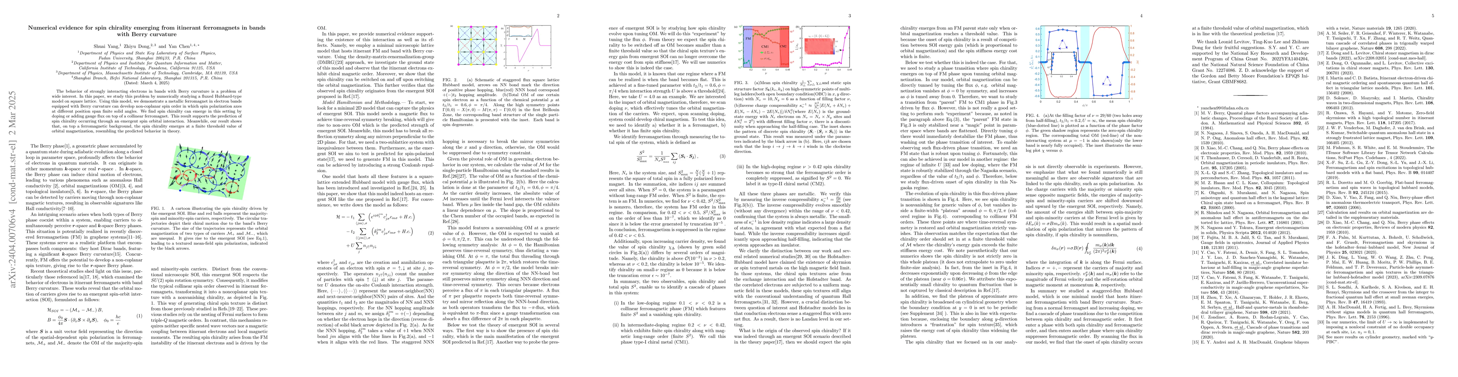 Thumbnail for Chiral Spin Textures Driven by Emergent Spin-Orbit Interaction: A
  Numerical Study