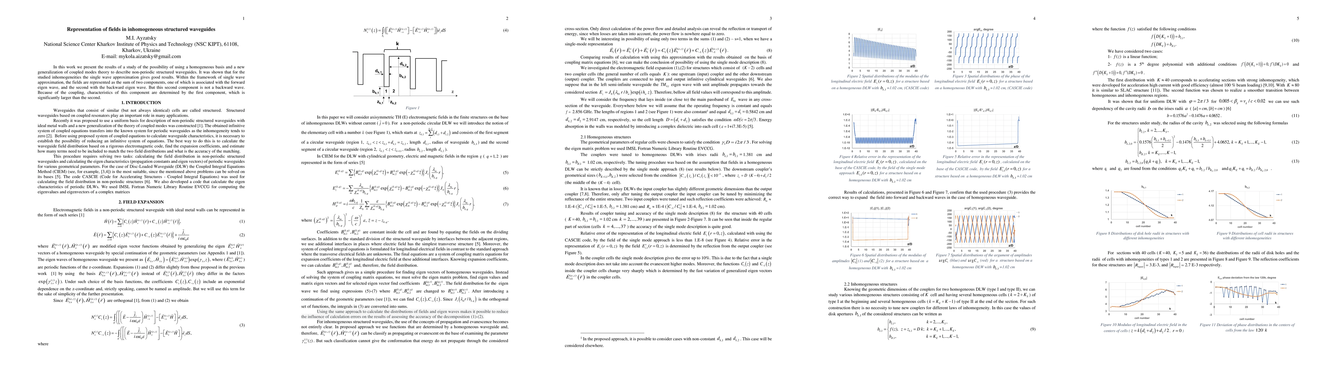 Thumbnail for Representation of fields in inhomogeneous structured waveguides