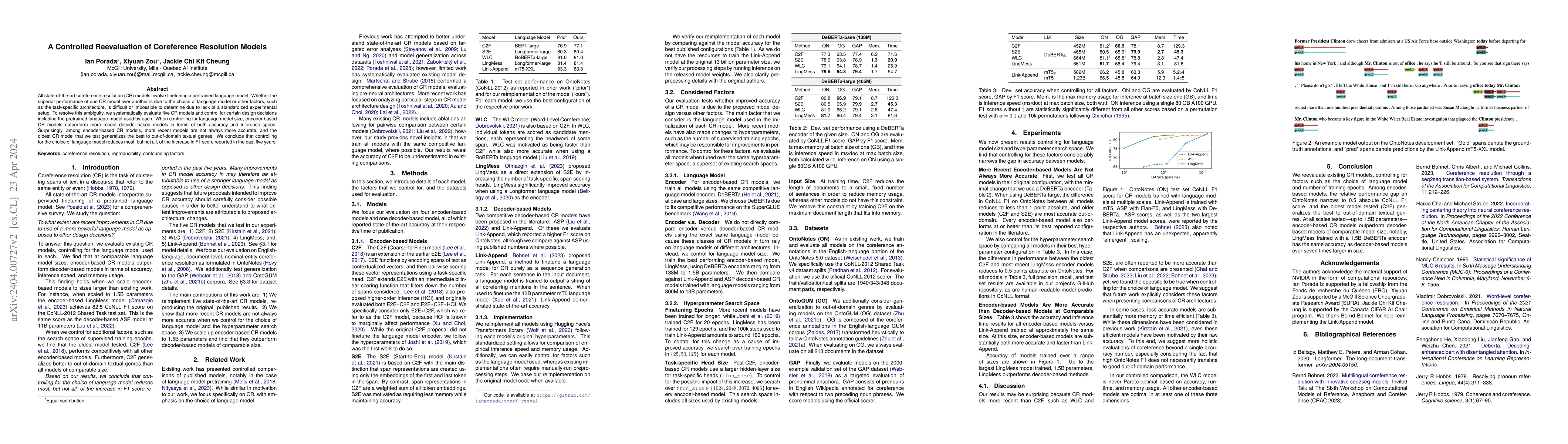 Thumbnail for A Controlled Reevaluation of Coreference Resolution Models