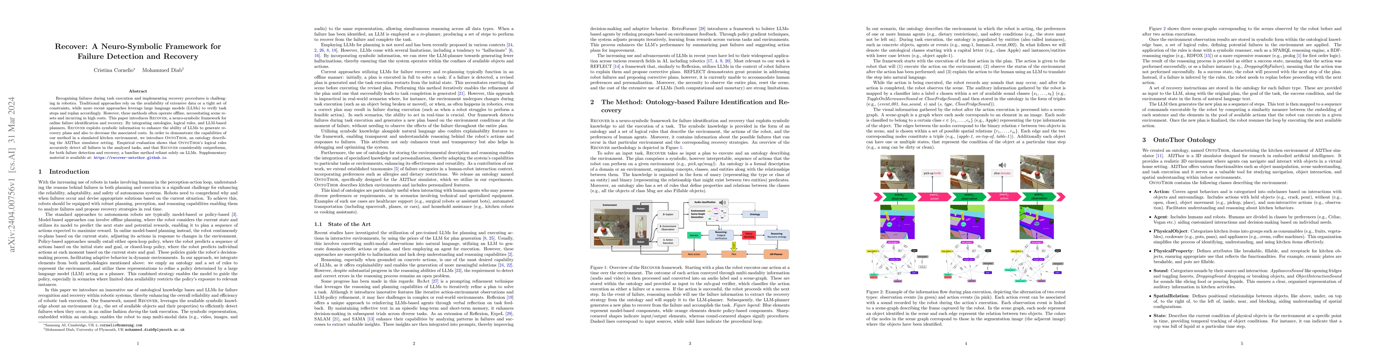 Thumbnail for Recover: A Neuro-Symbolic Framework for Failure Detection and Recovery