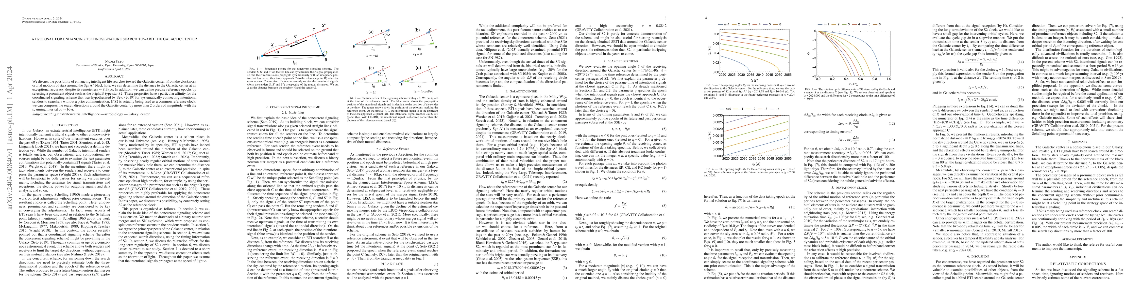 Thumbnail for A proposal for enhancing technosignature search toward the Galactic
  center