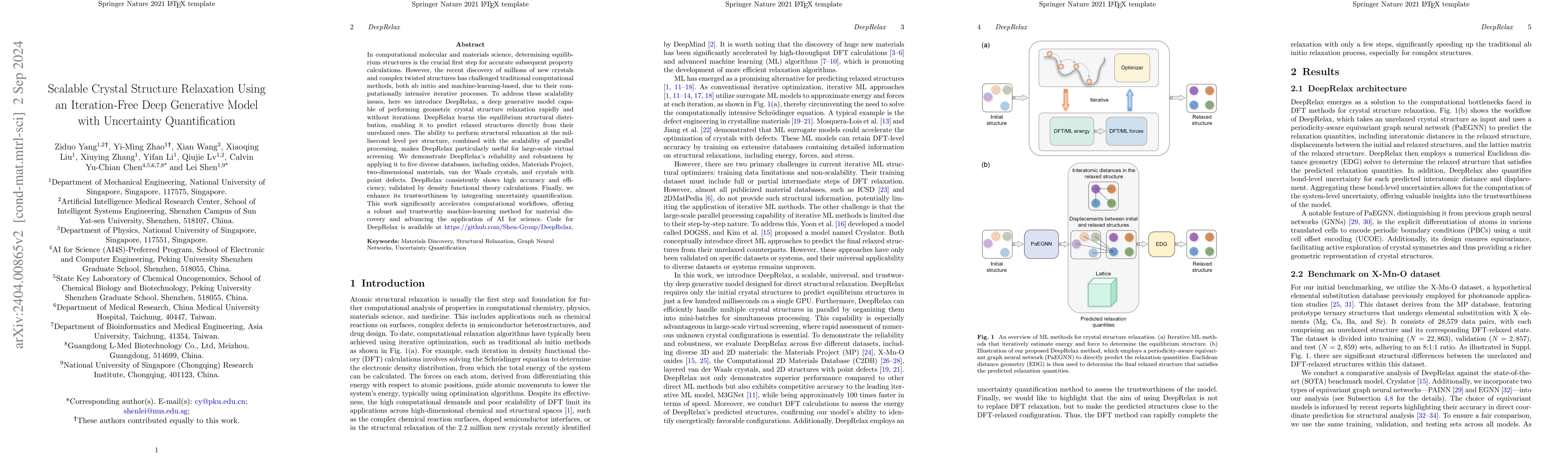 Thumbnail for Scaling Crystal Structure Relaxation with a Universal Trustworthy Deep
  Generative Model