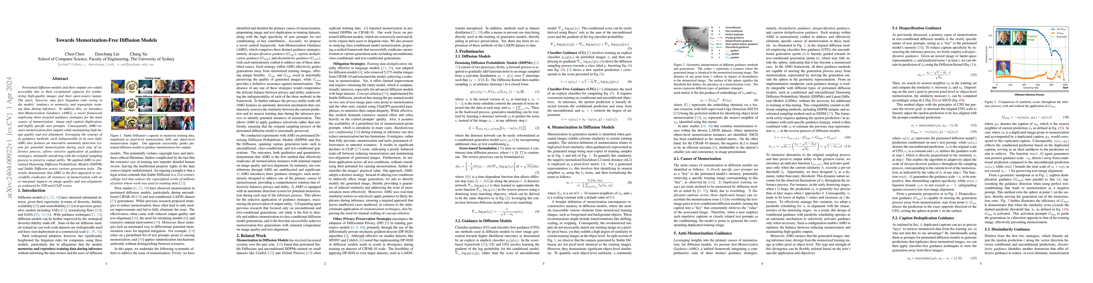 Thumbnail for Towards Memorization-Free Diffusion Models